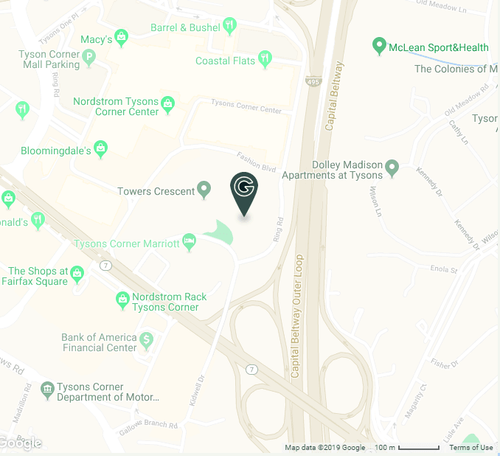 Map of Washington, DC